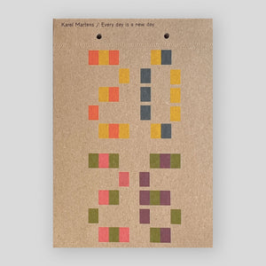Karel Martens | Every Day is a New Day Calendar, 2026