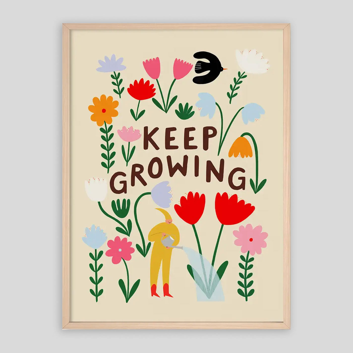 Little Black Cat | Keep Growing Print