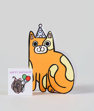 Alice Bowsher For Wrap |Cat With Mini Card