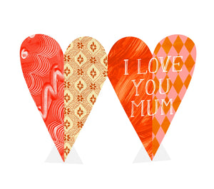 Hadley Paper Goods | I Love You Mum Heart