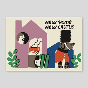 Rozalina Burkova For Wrap | 'New Home New Castle' Card