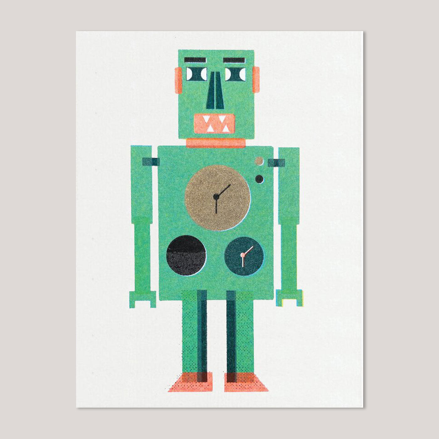 Scout Editions | Robot Riso Card.