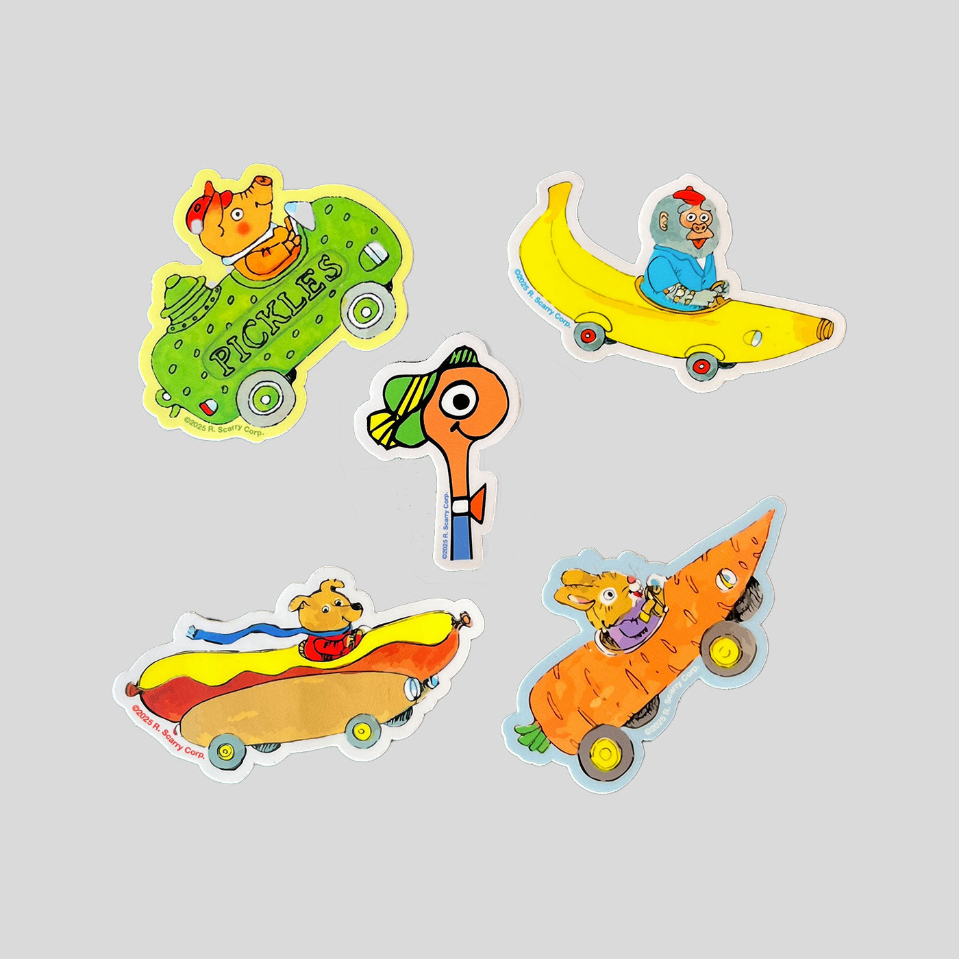 3P4 X Richard Scarry® | Stickers