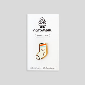 Natamori | Pin Badge - Sock
