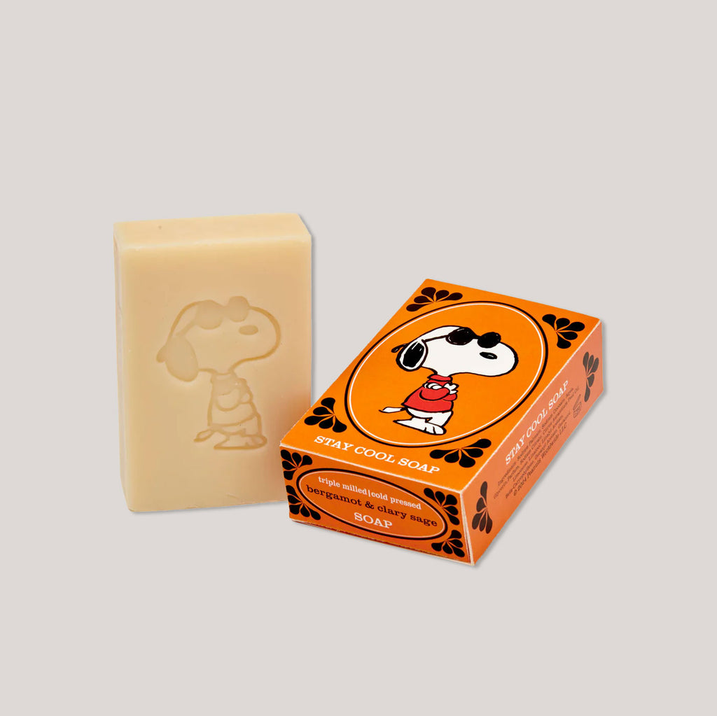 Peanuts x Magpie Soap | Stay Cool Bar Bergamot &amp; Clary Sage