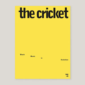 Cricket: Black Music in Evolution | Blank Forms Editions