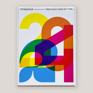 Typodarium 2024 Desk Calendar | Colours May Vary 