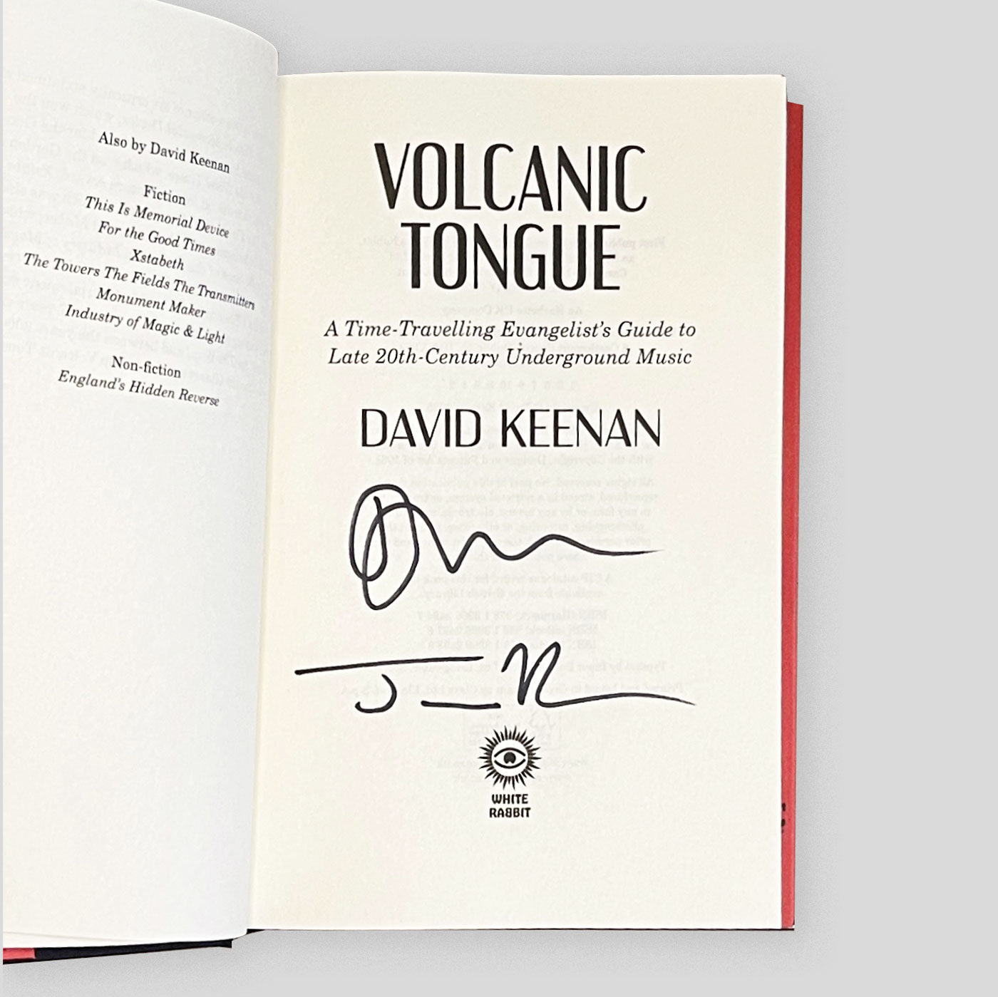 Volcanic Tongue: A Time-Travelling Evangelist’s Guide to Late-Twentieth-Century Underground Music | David Keenan (SPECIAL EDITION)