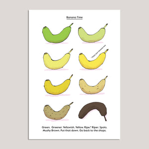 Banana Time A3 Giclée Print | Matthew Hodson