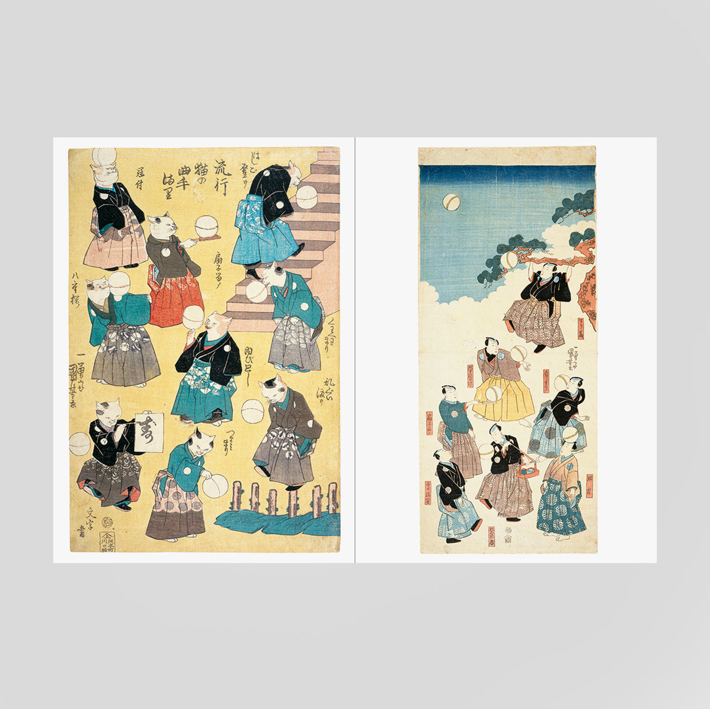 Cats by Kuniyoshi: Ukiyo-e Paper Book
