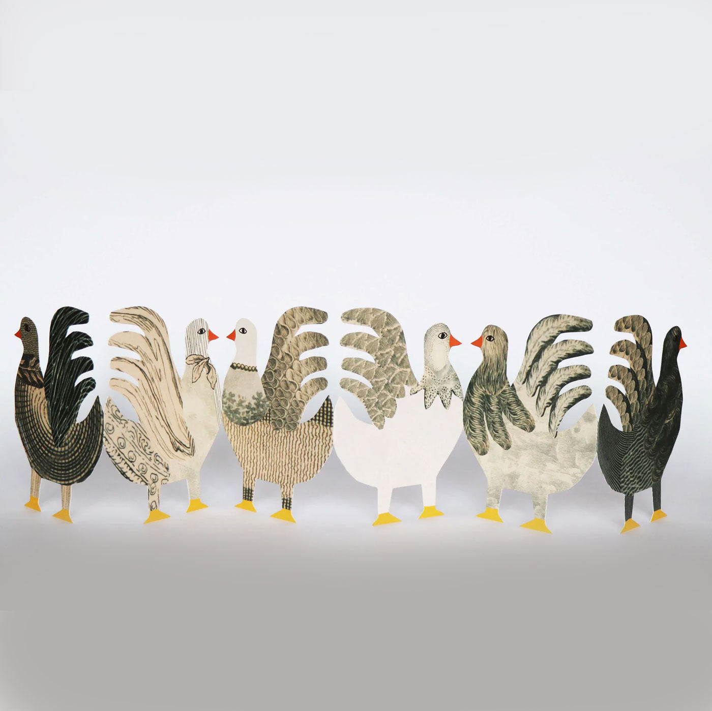 Hadley Paper Goods | Chicken Concertina Card