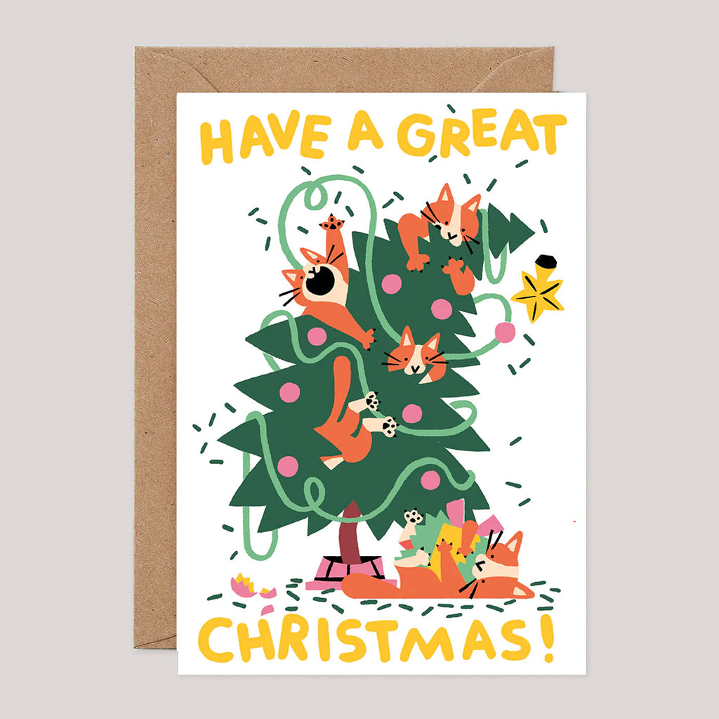 Cari Vander Yacht For Wrap - 'Great Christmas Cats' Card