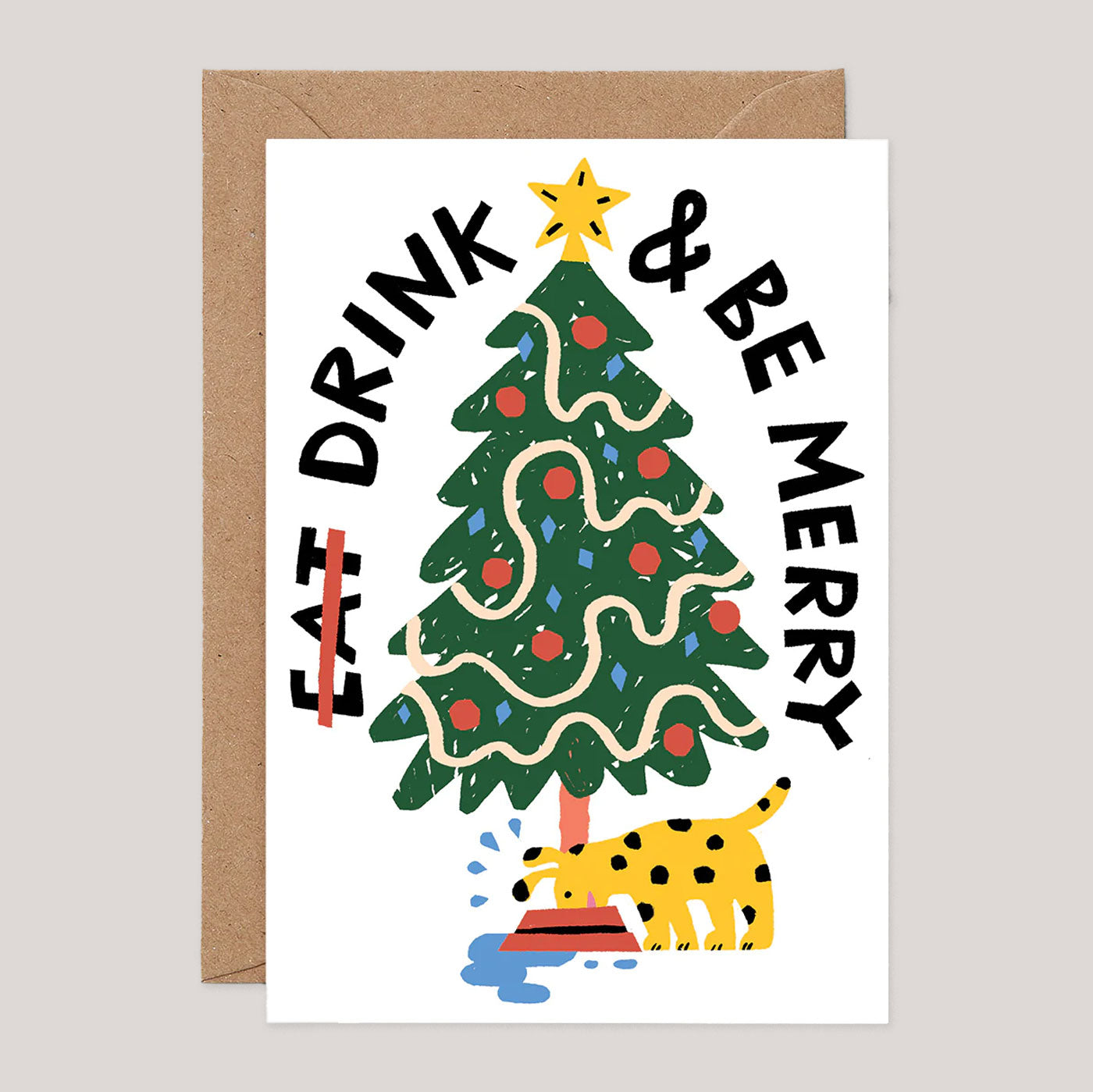 Cari Vander Yacht For Wrap - 'Drink & Be Merry' Card
