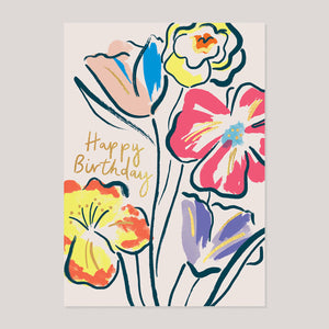 Charlotte Trounce For Wrap | 'Celebration Flowers' Card