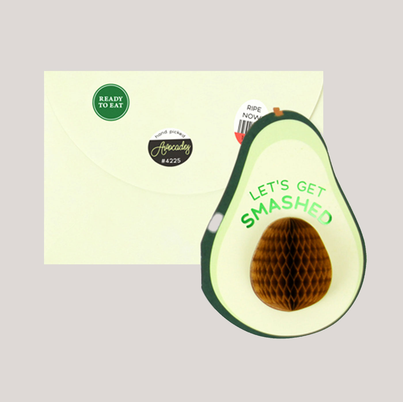 Avocado Pop-Up card