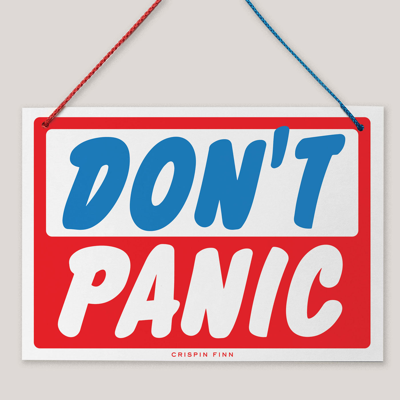 Don't Panic/Panic Sign | Crispin Finn – Colours May Vary