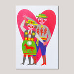 Marion Elliot | Folk Valentine Card