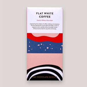The Chocolate Society - Flat White Coffee Chocolate Bar