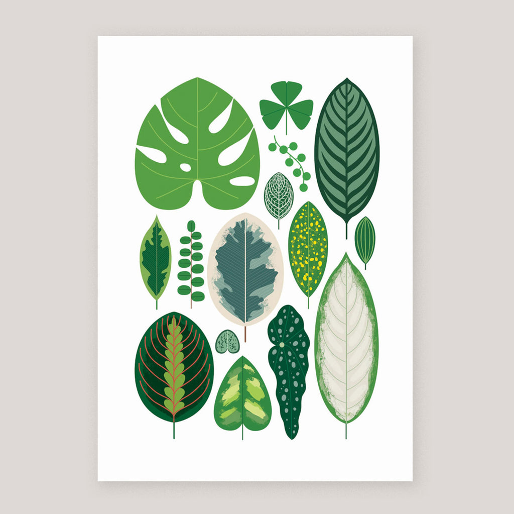 Leaves A3 Print | Sarah Abbott
