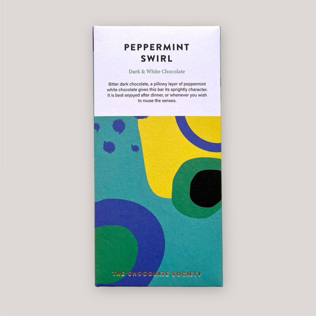 The Chocolate Society - Peppermint Swirl Chocolate Bar