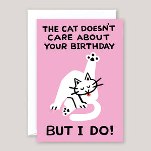 Cari Vander Yacht For Wrap | 'The Cat Doesn't Care' Card