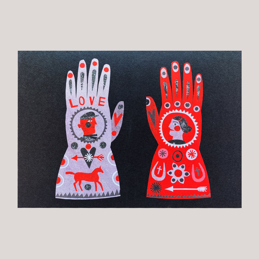 Marion Elliot | The Mummer's Gloves Card