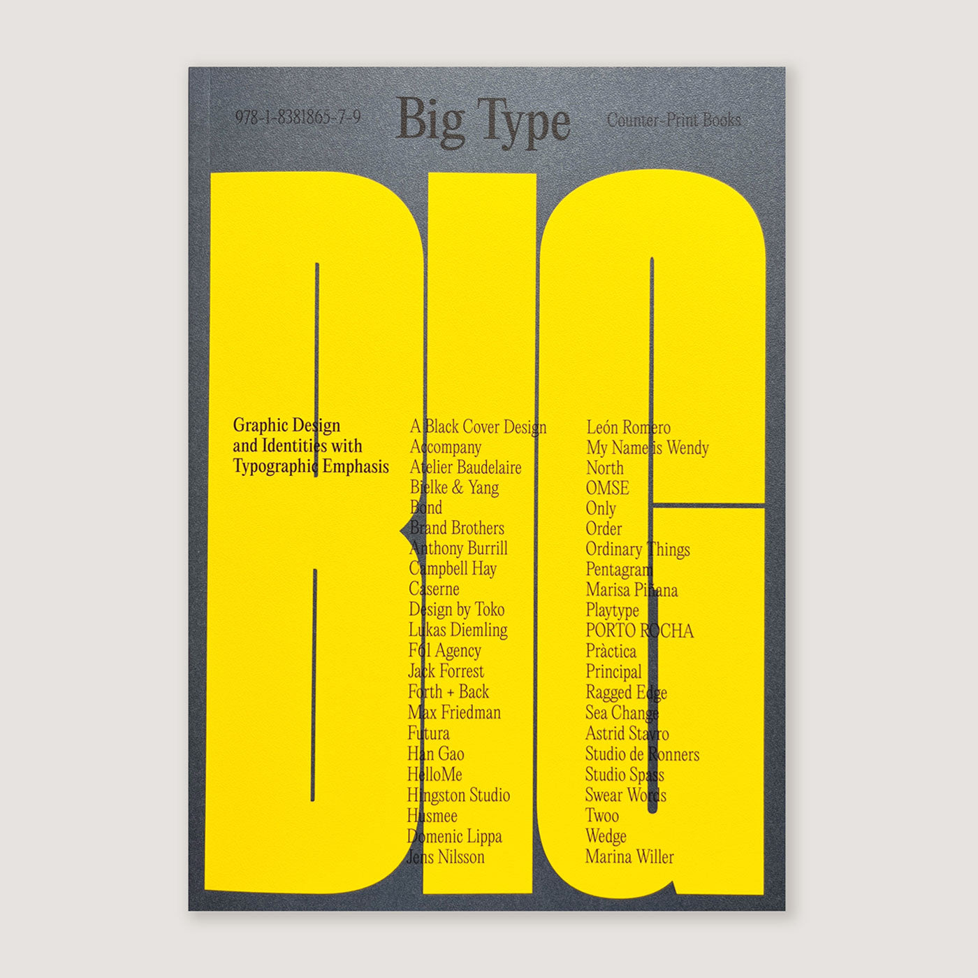 Big Type: Graphic Design and Identities with Typographic Emphasis | Counterprint