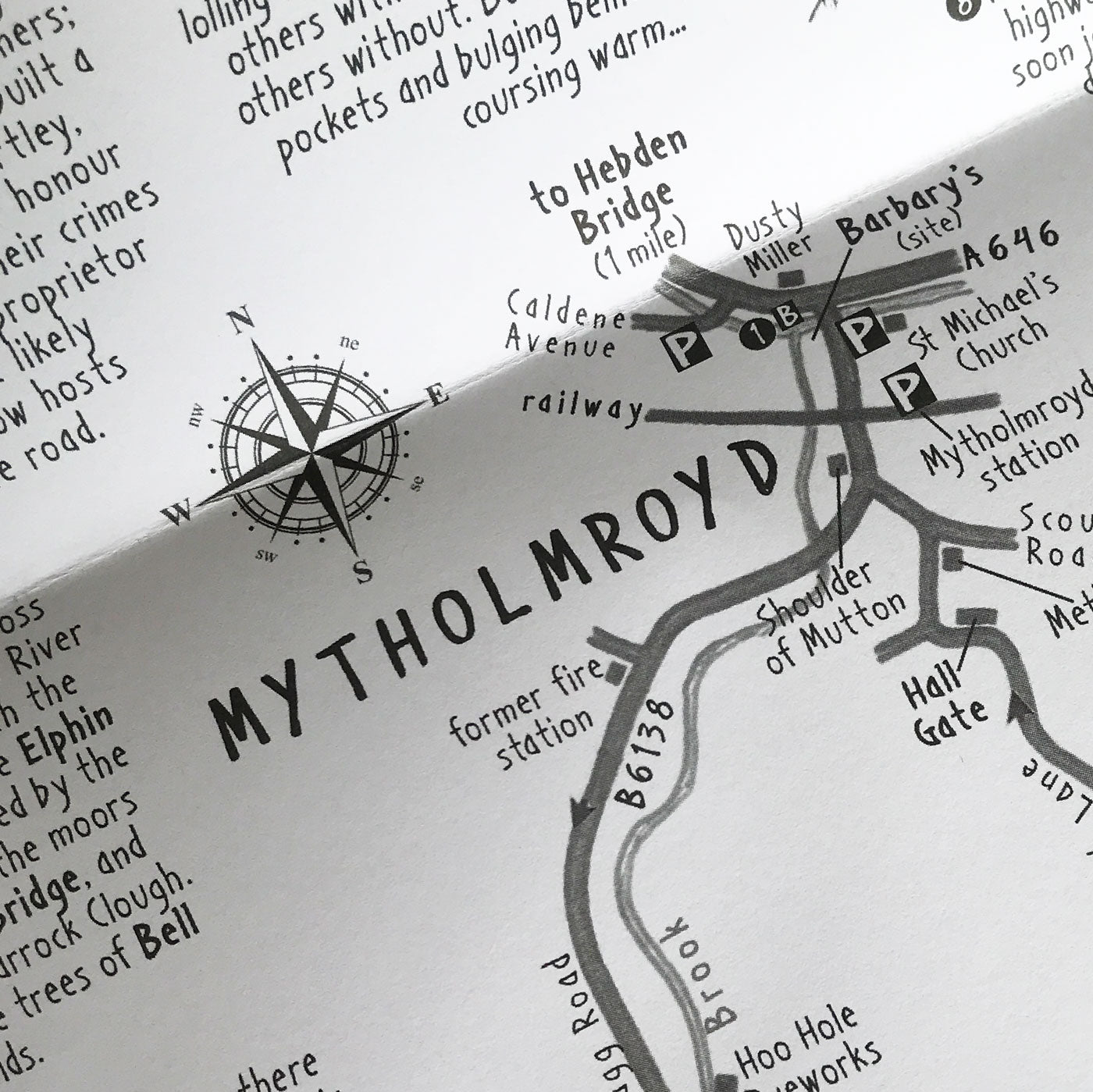 The Cragg Vale Coiners Walk Map | Christopher Goddard & Benjamin Myers