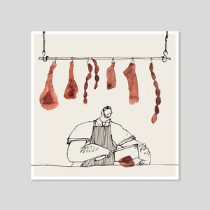 Cáit McEniff | Butcher Print | Colours May Vary 