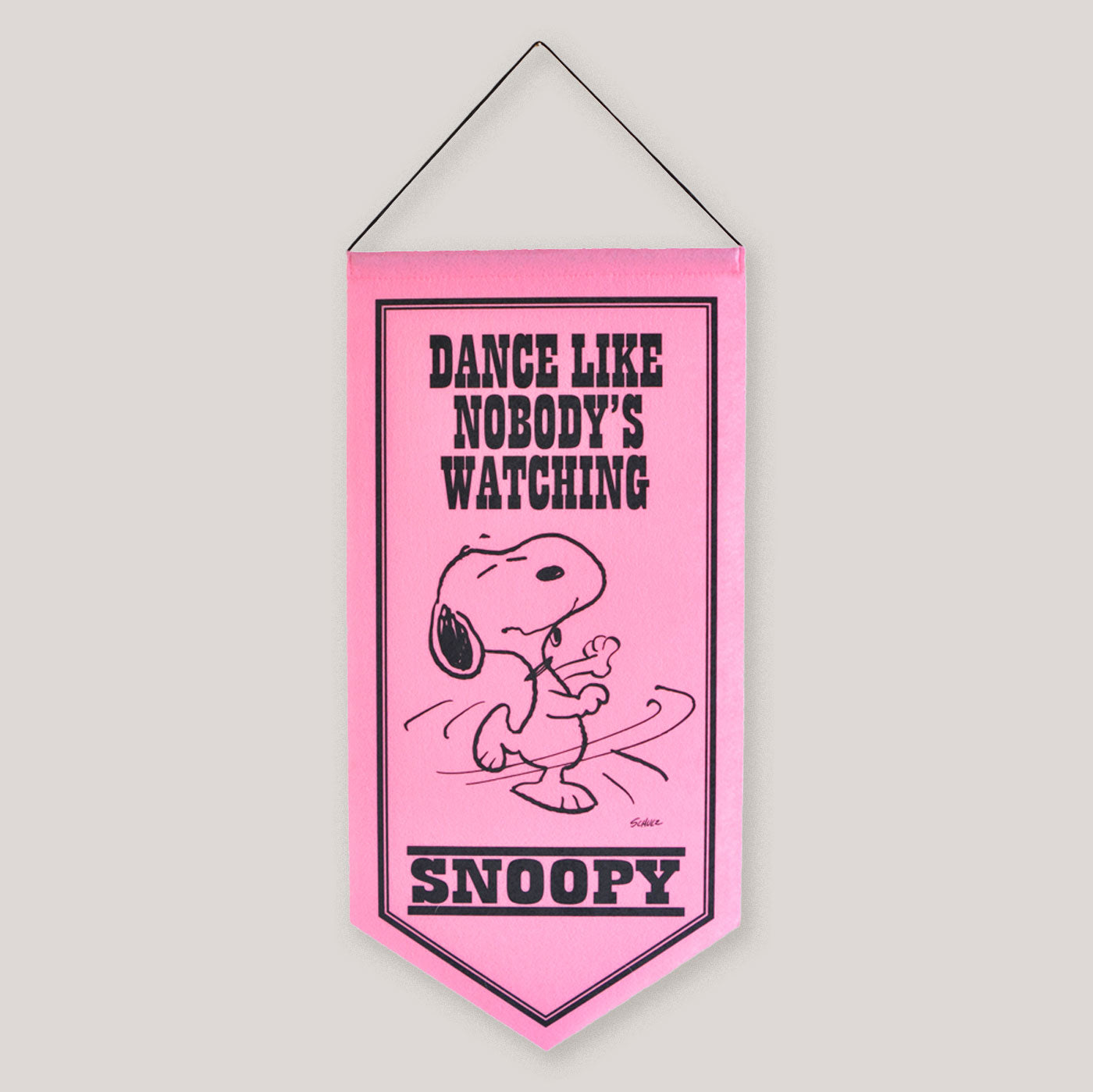 Peanuts Pennant | Dance Like Nobody's Watching
