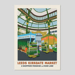 Kirkgate Market A3 Print | Ellie Way | Colours May Vary 