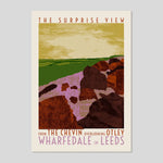 Surprise View, Otley A3 Print | Ellie Way | Colours May Vary 