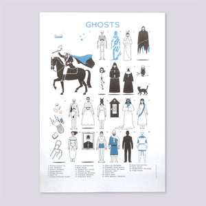 Ghosts A3 Print | Adam Allsuch Boardman