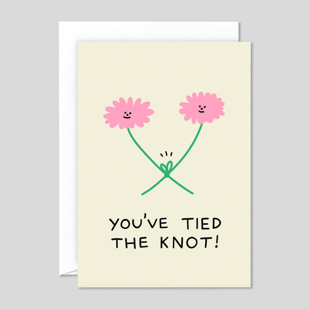 Holly St Clair For Wrap | 'You've Tied The Knot' card | Colours May Vary 