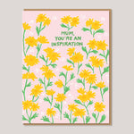 Egg Press for 1973 | You're An Inspiration Card