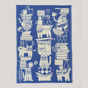 Kitchen Cats Tea Towel | Elliot Kruszynski