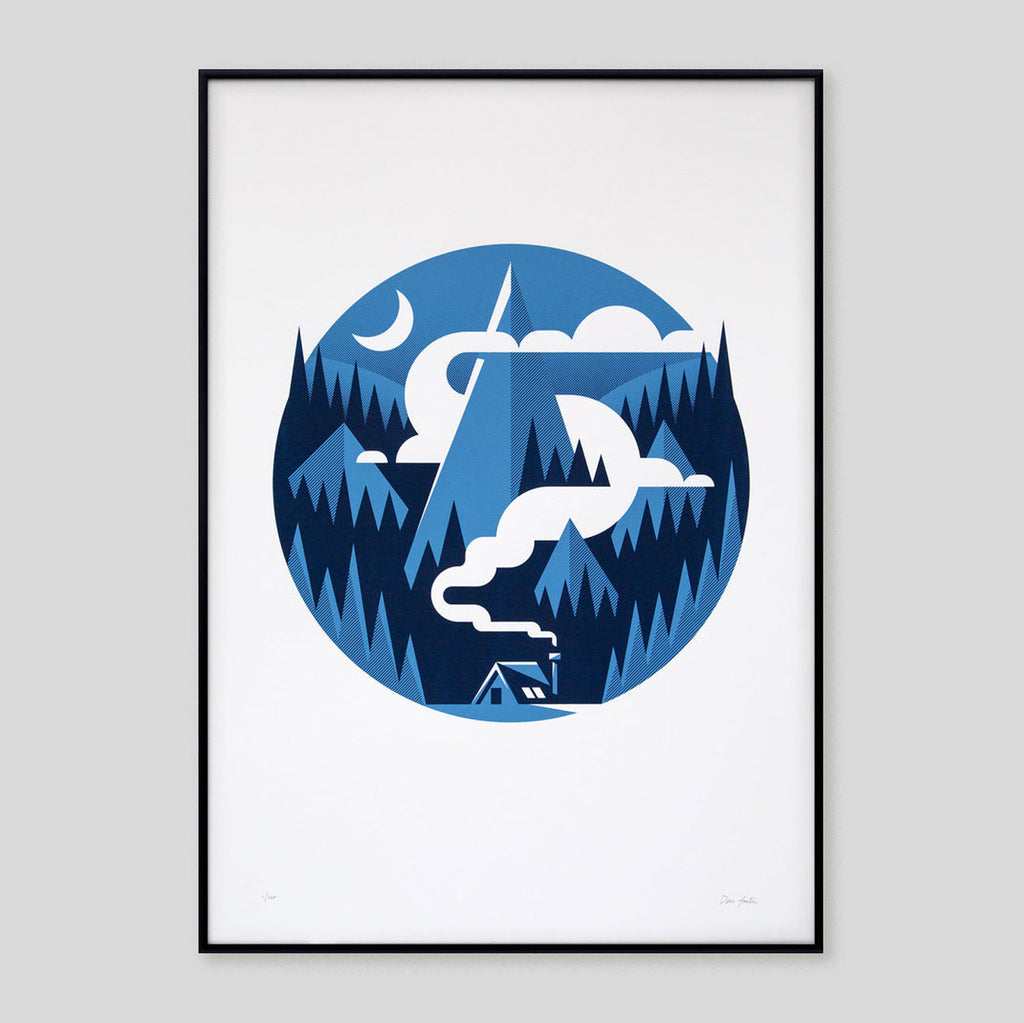 Hideaway Screenprint (A2) by The Lost Fox. | Colours May Vary 