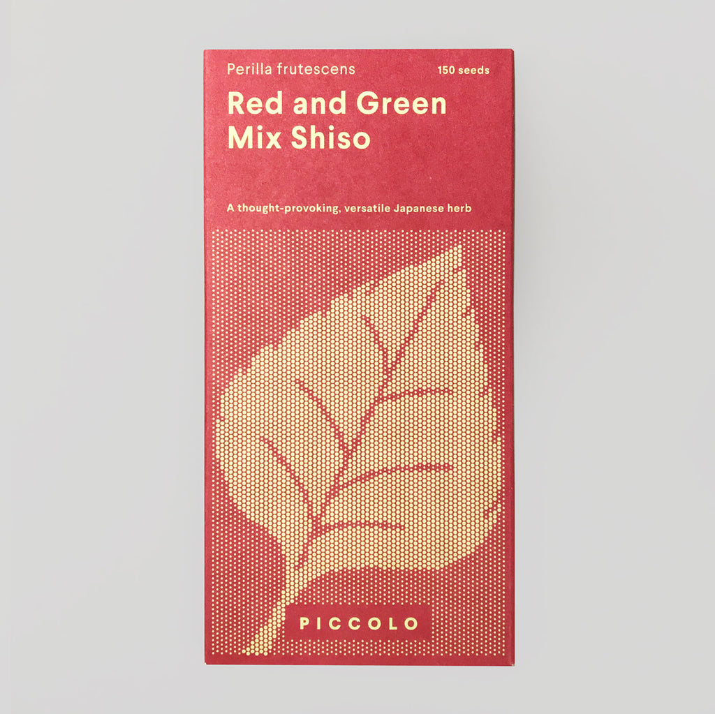 Piccolo Seeds - Shiso 'Red & Green mix' - Colours May Vary 