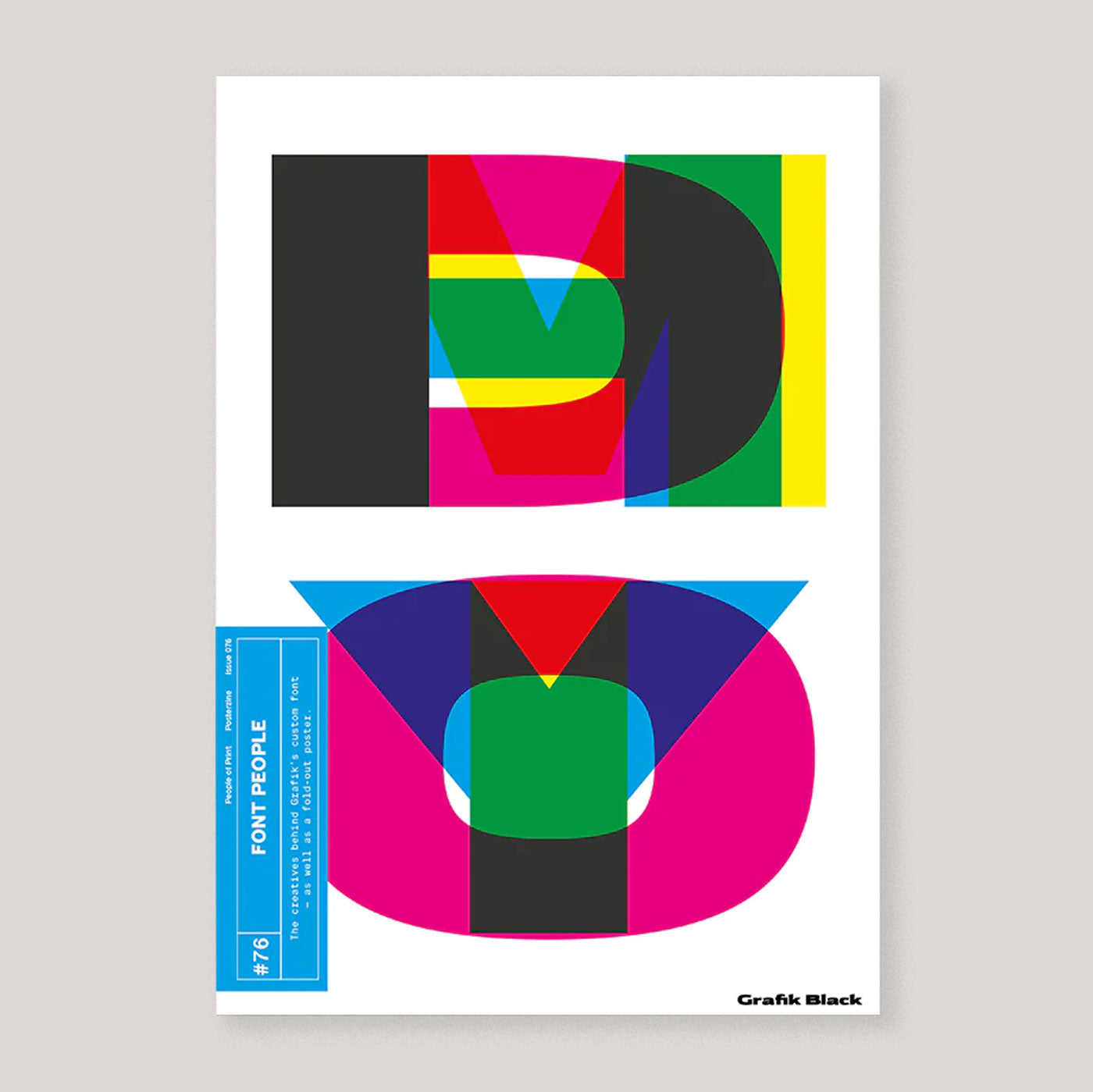 Font People | Posterzine #76 | Colours May Vary 