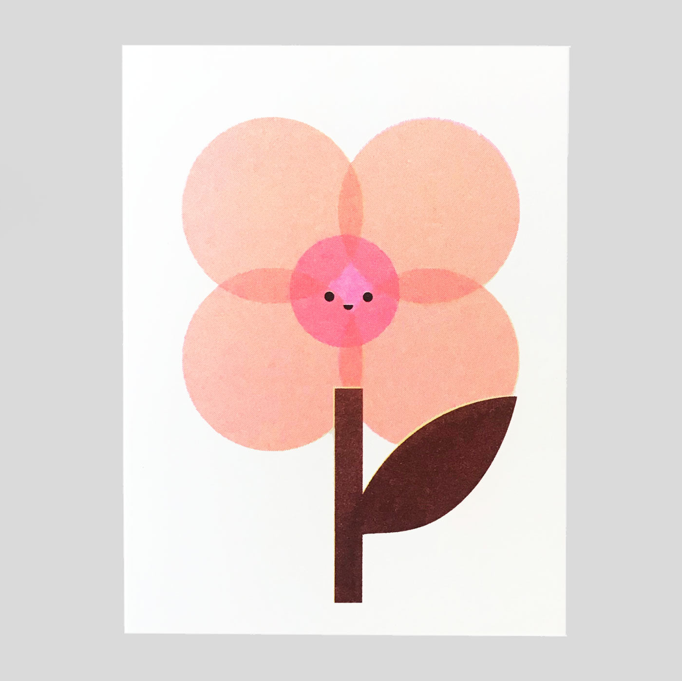 Scout Editions - Cherry Blossom Mini Riso Card - Colours May Vary