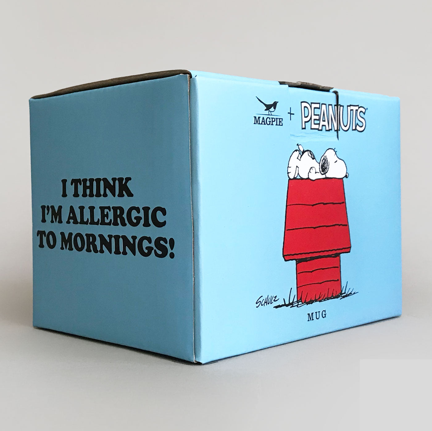 Peanuts Mug - I Think I'm Allergic To Mornings - Colours May Vary 