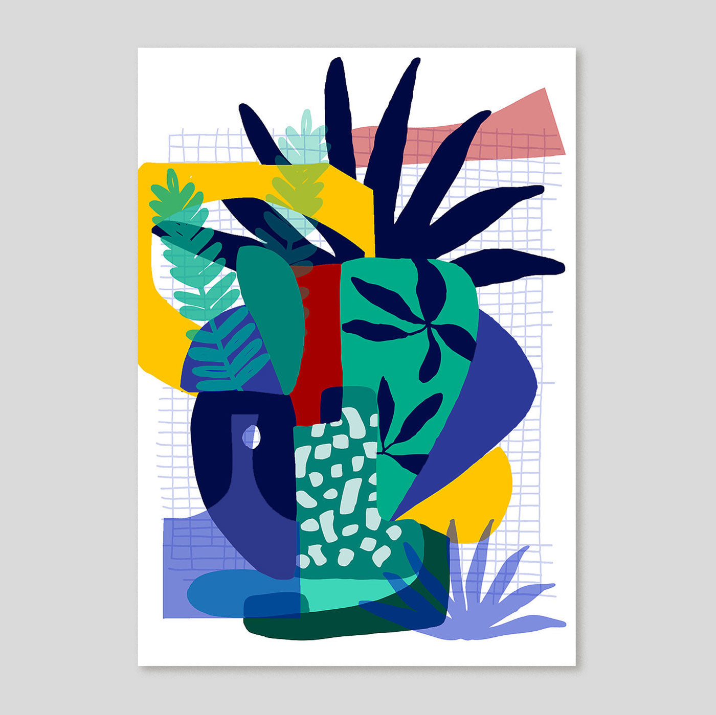 Palm Tree A3 Print | Teresa Rego