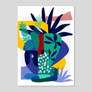 Palm Tree A3 Print | Teresa Rego