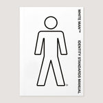 White Man™ Identity Standards Manual | Split Design | Colours May Vary 