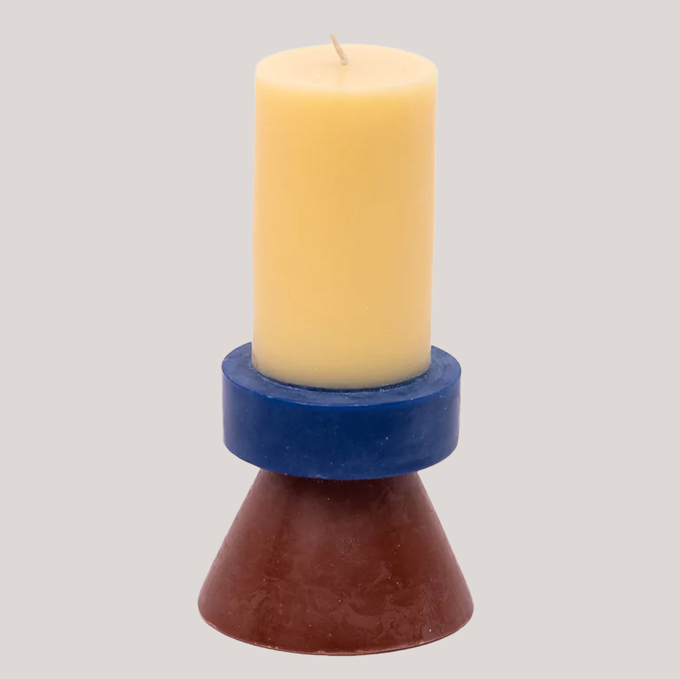 Yod & Co Stack Candle - Banana/Navy/Chocolate