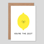 Holly St Clair For Wrap | 'You're The Zest' Card | Colours May Vary 